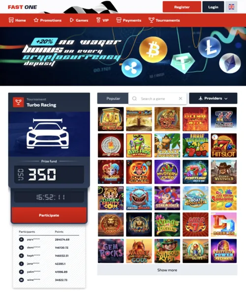 Automaty F1 Casino